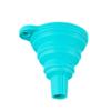 Foldable Telescopic Candy Color Funnel: High-Temperature Resistant Long Neck for Kitchen Oil Filling
