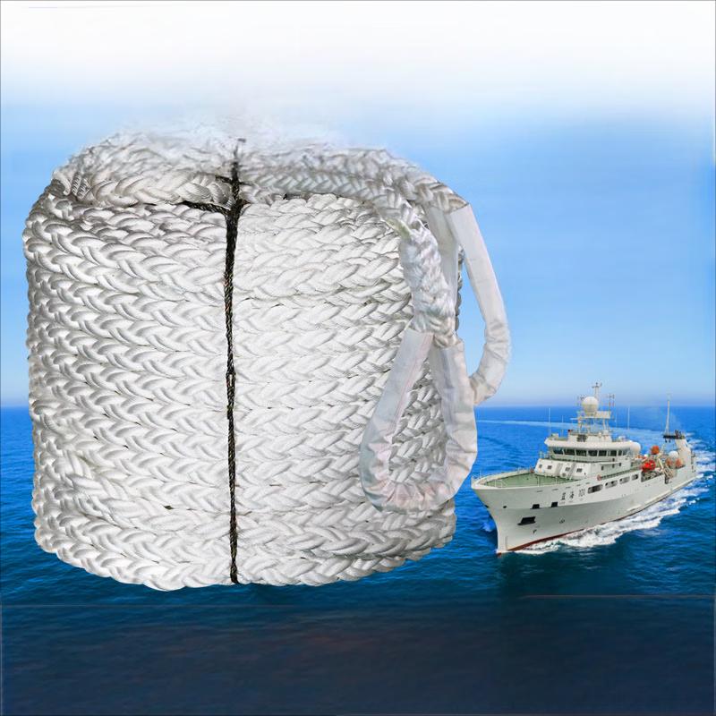 Eight-Strand Braided Polypropylene Marine Rope