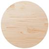 VidaXL Table Top Ø90x2.5 Cm Solid Pine Wood 813650