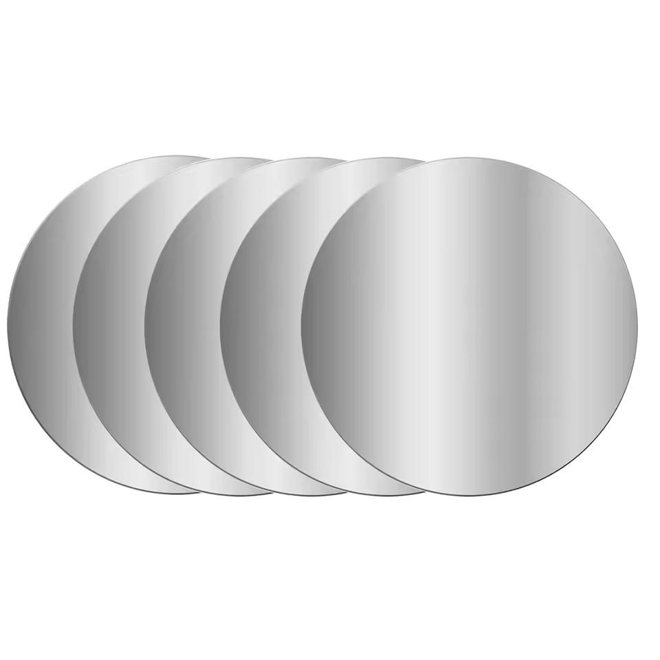 1-5Pcs 8cm Magnetic Metal Plate Disk for Mobile Phone Tablet Universal Self Adhesive Iron Disk Patch Sticker for Magnetic Holder