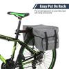 Bags & Panniers Bike Back Pannier Bicycle Rear Seat Bag Grey