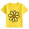 T-shirt per bambini Top Estate Stampa di cartoni animati Arcobaleno puro Moda a maniche corte Coniglio Simpatico Top multicolore di vendita caldo