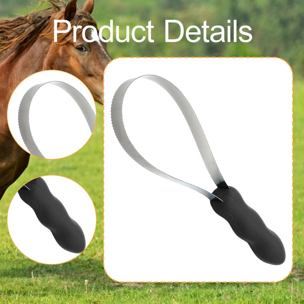 Equestrian Brush Double Sided Shedding Accessories Horse Sweat for Animal Ponies All Dogs