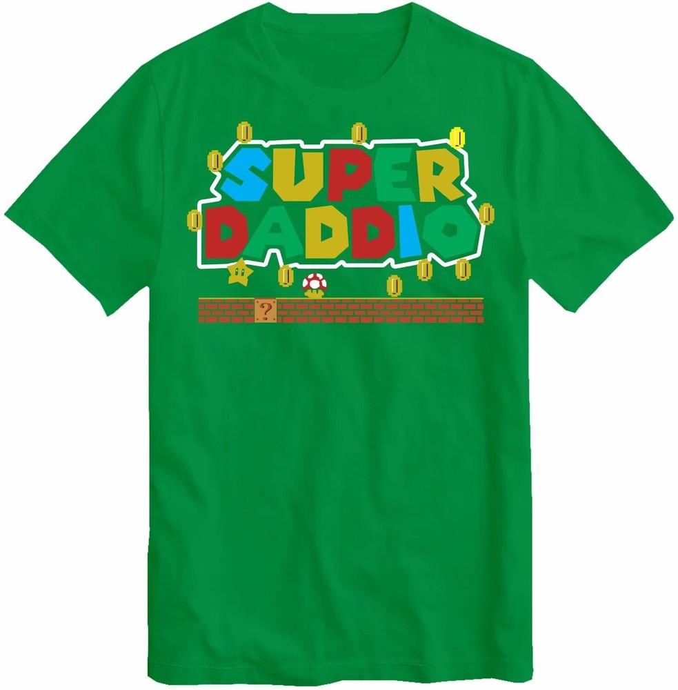 Super Daddio Gamer Dad Gift Christmas Gift Father Dad T Shirt Novelty Tshirt To S
