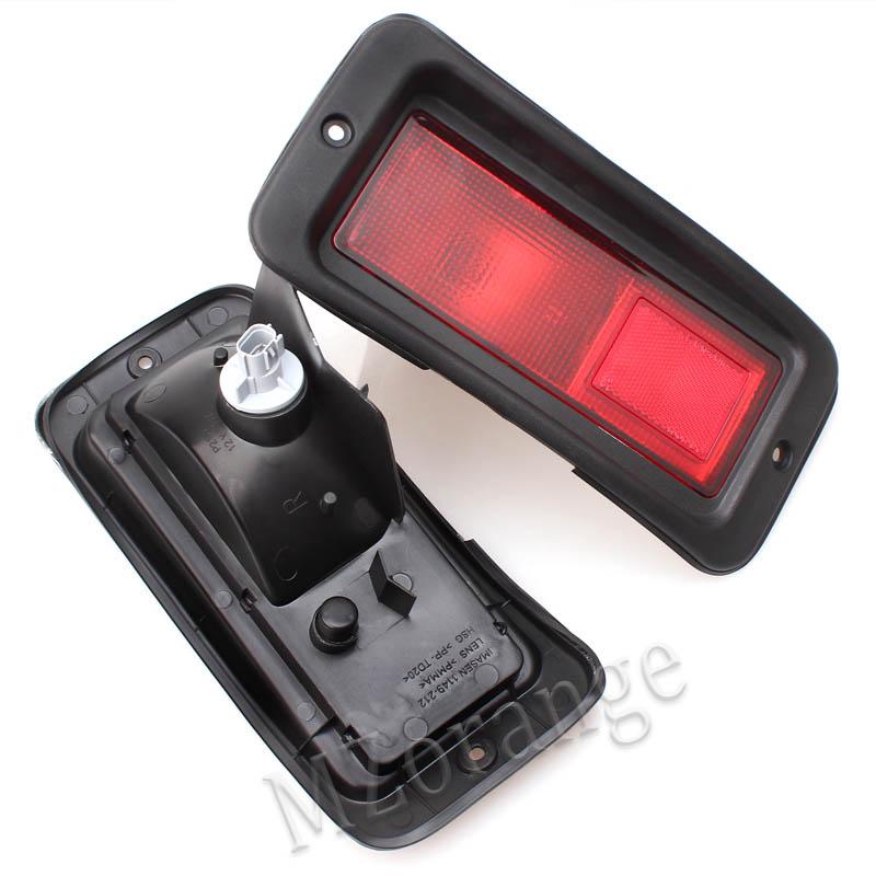 Car Tail Lamp Foglight Rear Bumper Reflector Lights For Mitsubishi Pajero MONTERO Sport 1999-2008 Accessories Auto Replacements