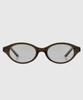 Tuditeo Sho Tinted Lightweight Horn-Rimmed Unique Sunglasses Nylon Tinted Lenses C3 Khaki Black Tint