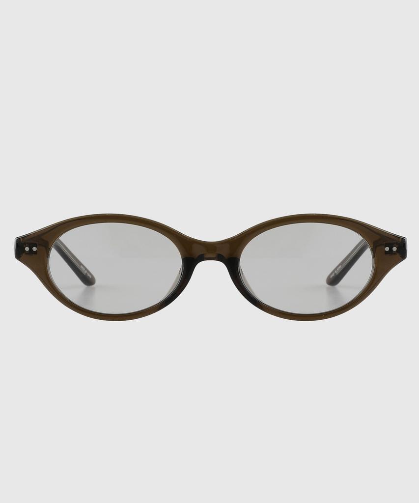 Tuditeo Sho Tinted Lightweight Horn-Rimmed Unique Sunglasses Nylon Tinted Lenses C3 Khaki Black Tint