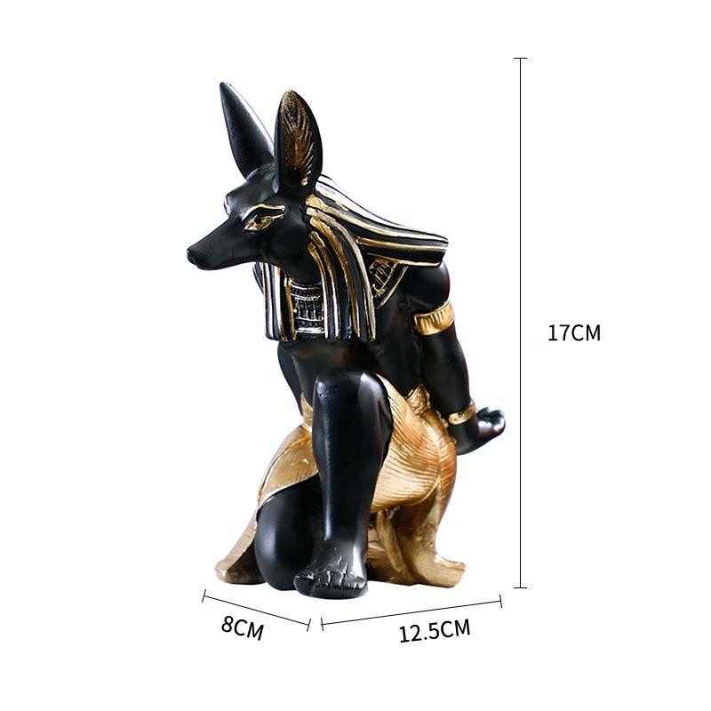 

1Pcs Creative Wine Rack Ornaments Anubis Dog God Home Decoration Resin Crafts Wine Cabinet Knickknacks Atmosphere