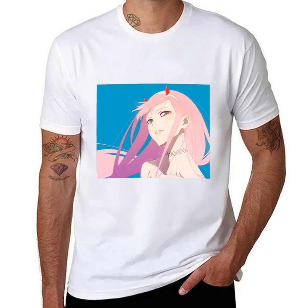 Darling in the FRANXX Zero Two TShirt Fitness Quick Dry Short Sleeve Top