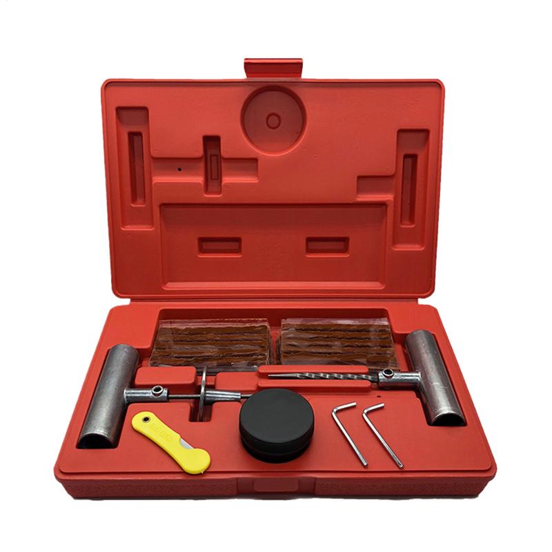 Tire Repair Kit Flat Tire Kit 37Piece Portable Gear Puller Removal Accessories For Auto Truck Bike Mower Lawn Bicycles