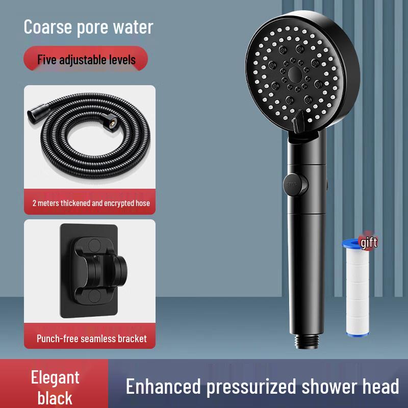 Powerful Pressurized Shower Head Set