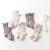 [Kufu] Made In Japan Newborn Socks, Cable Knitted High Socks, 3 Pairs, 7-9cm (Kufuu) Baby Socks