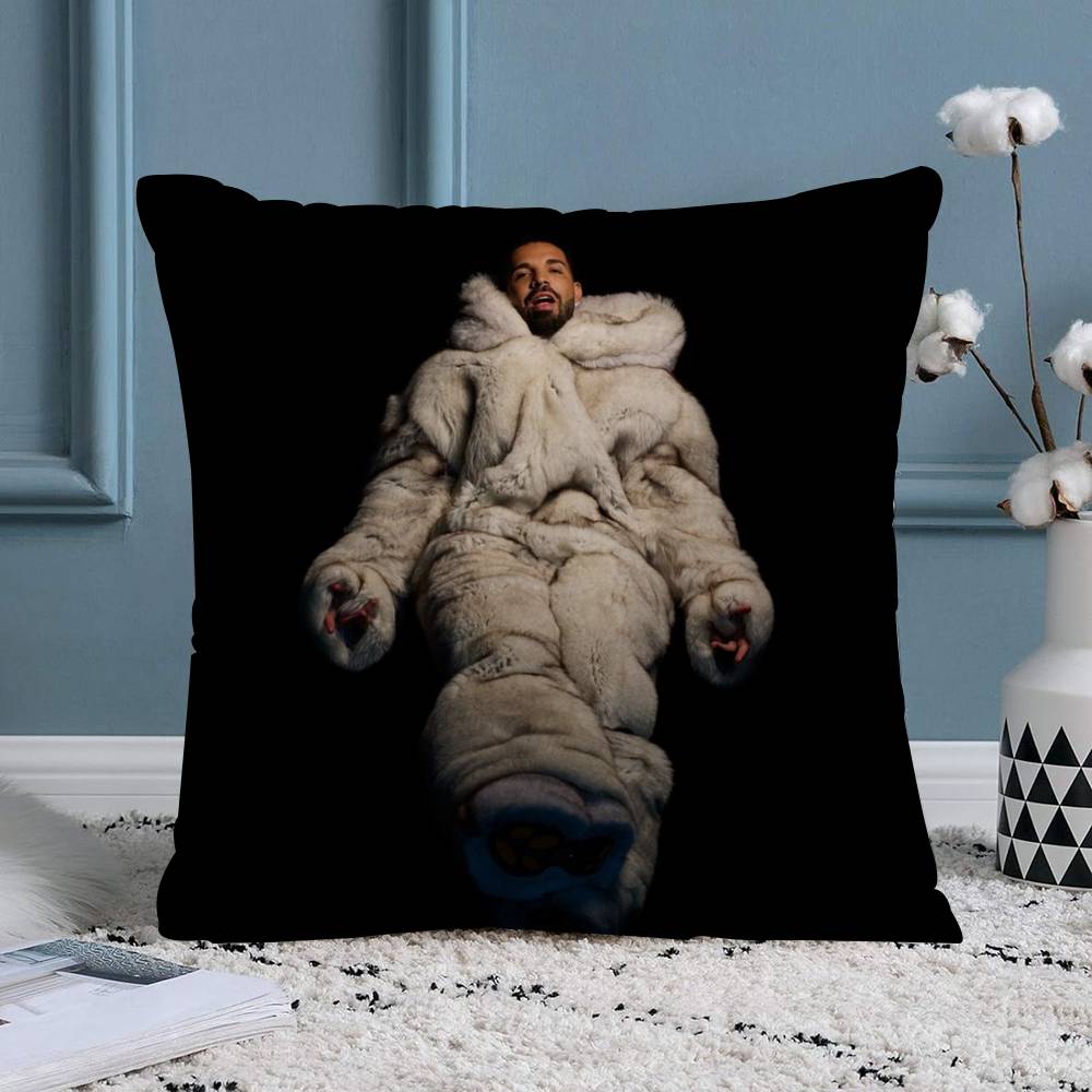 Singer DDrake For Hip Hop Pillow Cover for Bedroom Room and Living Room Sofa Decorative Cushion Cover