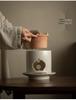 Clay Tea-Boiling Set: Charcoal Stove & Side-Handled Pot for Outdoor & Household Use.