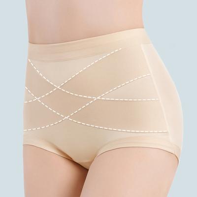 Women's Underwear Tummy Control Butt Lifting Cross Compression Seamless Soft Stretchy Ladies Daily Wear Shaping Briefs
