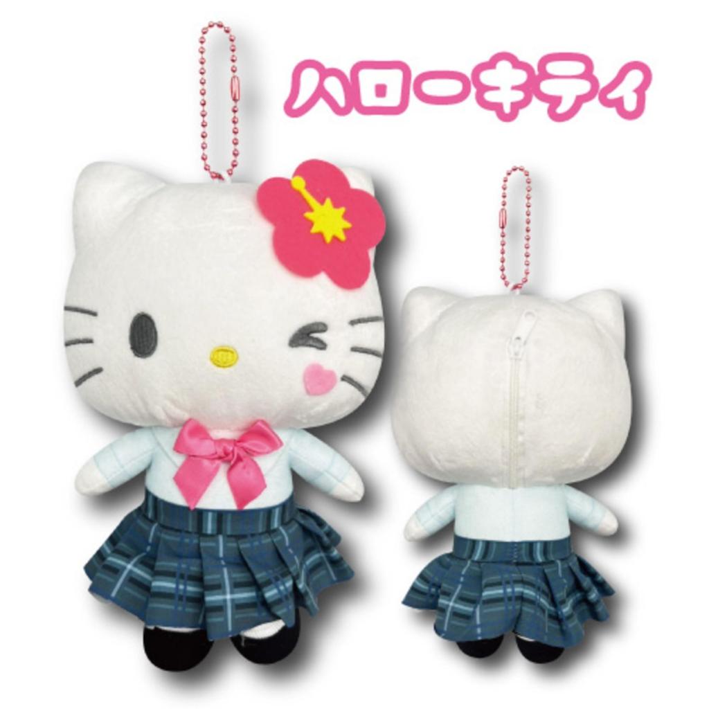 Hatayama Shoji Sanrio Gal Series Big Pouch Gal 2 Hello Kitty H24 x W16cm 33203060 Approx.