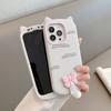 Custodia protettiva in silicone morbido 3D a forma di gatto per iPhone 16 Pro Max 17 Air 15 14 13 12 11 15 Plus Cover Posteriore
