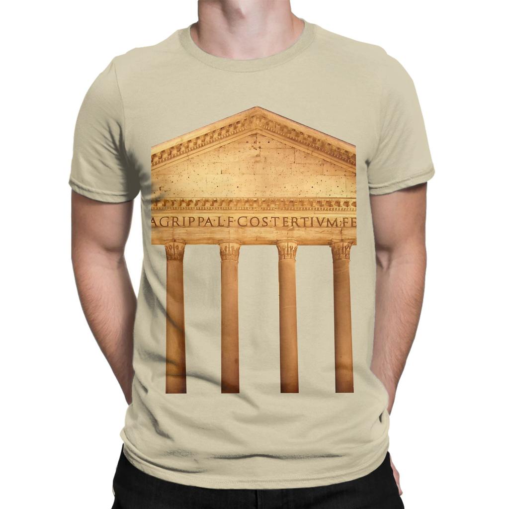 Pantheon Rome Funny 100 Cotton Tshirt Pantheon Tops Tees For Unisex
