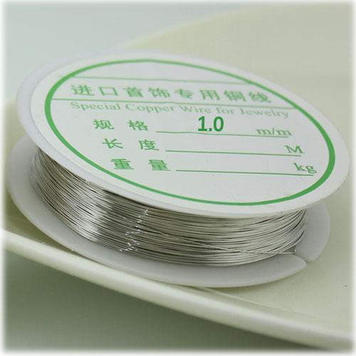 0.2mm-1mm Golden Silver Plated Copper Wire String Thread Metal Beading Wire for Necklace Bracelet Accessories Jewelry making DIY