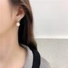 Temperament Simple Contrasting Color Geometric Round Color Oil Drop S925 Silver Small Fresh Cute Stud Earrings Earrings