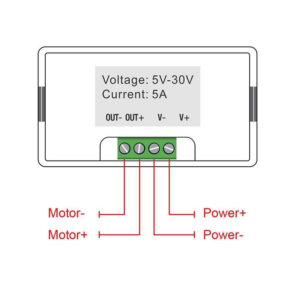 5V 12V 24V LED PWM DC Motor Speed Switch Regulator 5A 150W Dimmer Controller