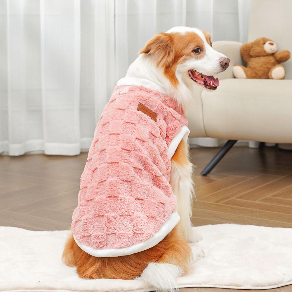 Autumn Winter New Cotton Plush Clothes for Large Dogs & Cats