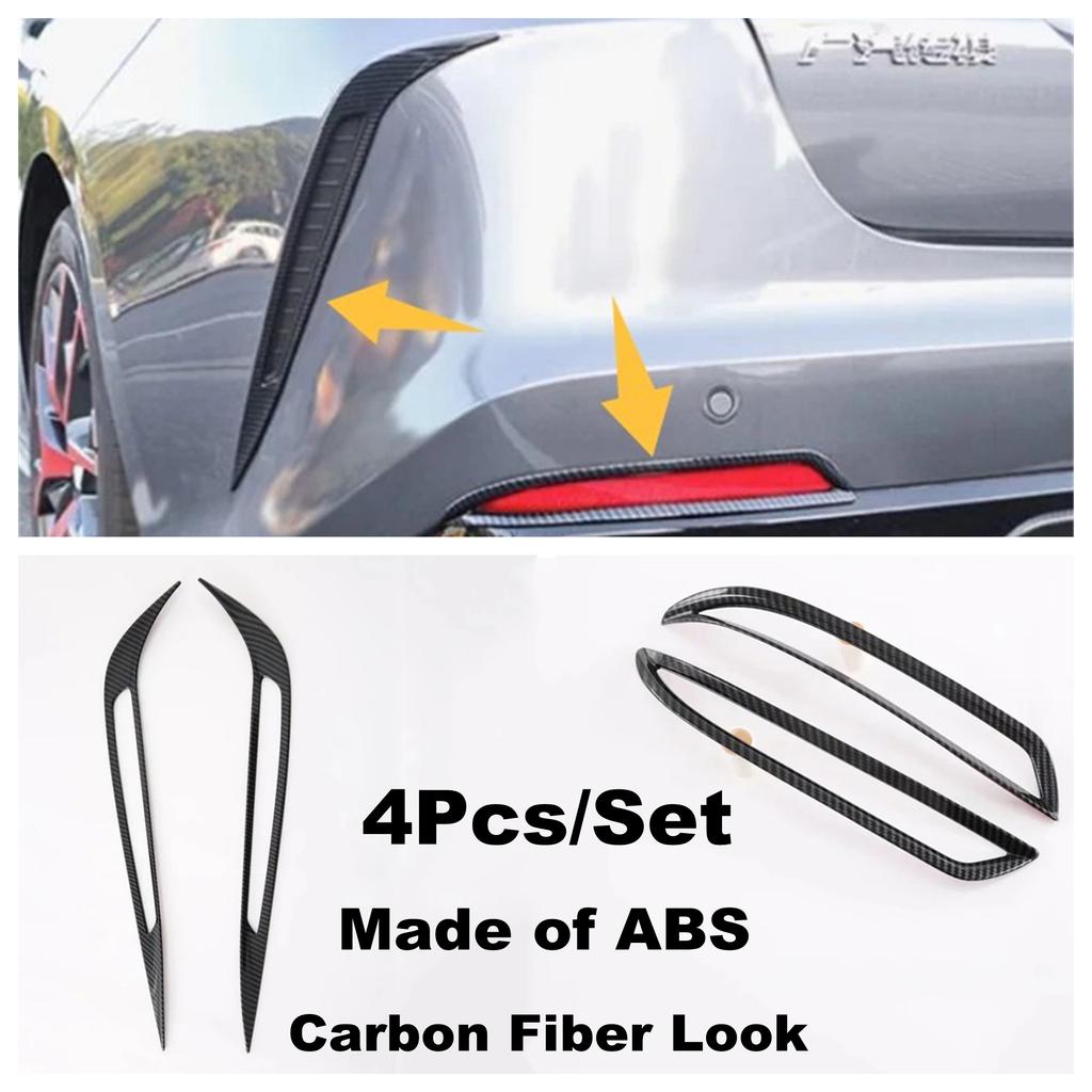 Car Rear Air Knife / Rear Fog Lights Lamps Decoration Cover Trim For GAC Trumpchi Empow 2024 2025 Exterior Accessories