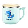 304 Stainless Steel Leak-Proof Insulated Kids' Water Cup with Lid and Cartoon Design