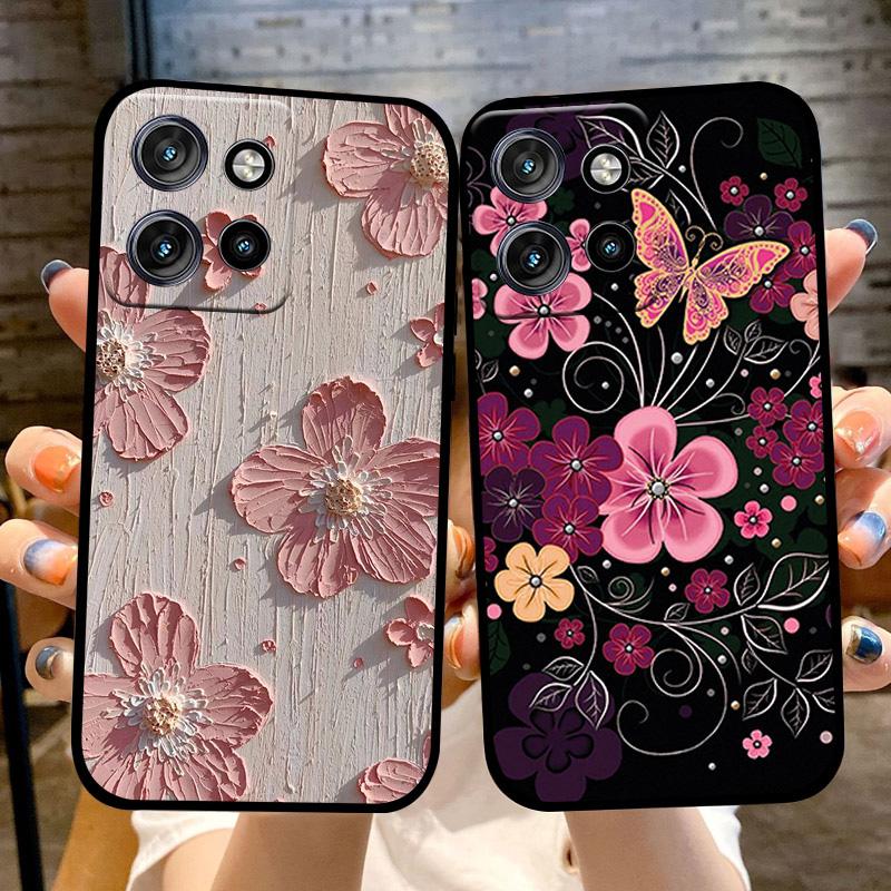Für Motorola Edge 50 Neo Hülle Edge 50 Farbe Bemaltes TPU Silikon Weiche Handy-Rückabdeckung Für Moto S50 5G Schutz Stoßfänger Fundas