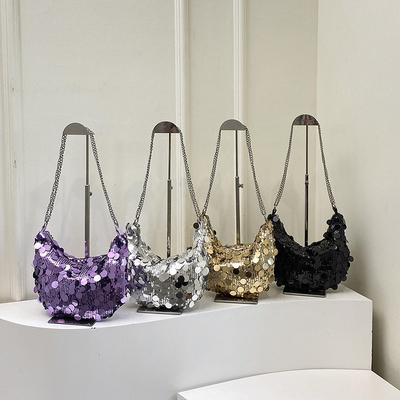 Popular and Beautiful Niche Design Bag New Women's Bag Personalized Chain Crossbody Bag One Shoulder Underarm Bag