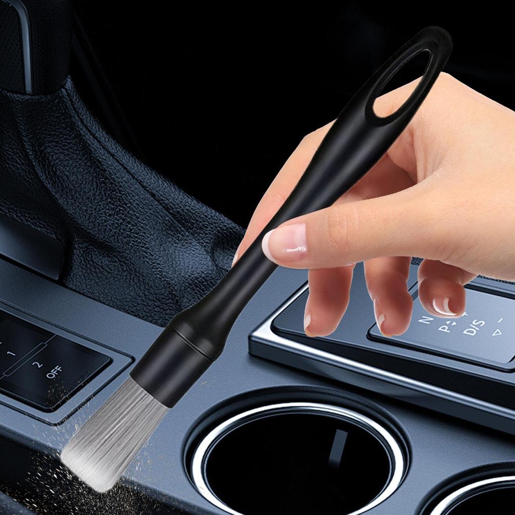 Auto Detail Brush Set Detachable Ergonomic Cleaner Tool Auto Soft Hair Detailing Brush Set For Beginners Automotive Vehicle