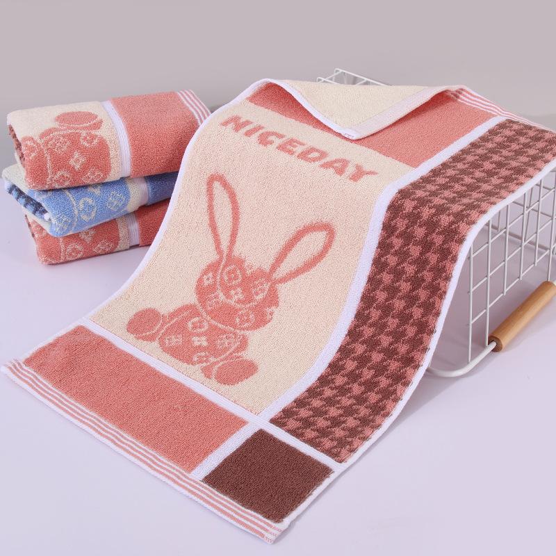 1 STK Håndkle Barnebomull A-klasse bomullsbomullshåndkle fortykket Absorberende Husholdningshåndkle Vask Ansiktshåndkle Absorberende håndklær til flerbruksbruk