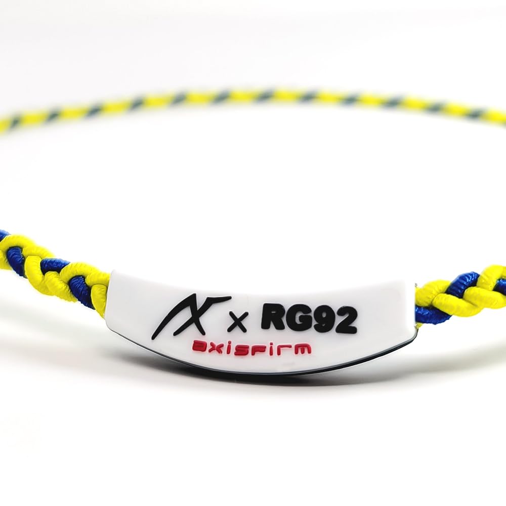 AXF Tuning Band AXF 303 YELLOW M Size Silicone Necklace Axef Core Blood Circulation Promotion Athlete RG92 Recovery (45cm) AXF-303