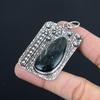 Friendship Day Deal 925 Silver Solar Moss Agate Stone Birthday Pendant Jewelry
