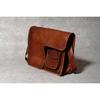Vintage Leather Bag Men's Messenger Shoulder Laptop Briefcase