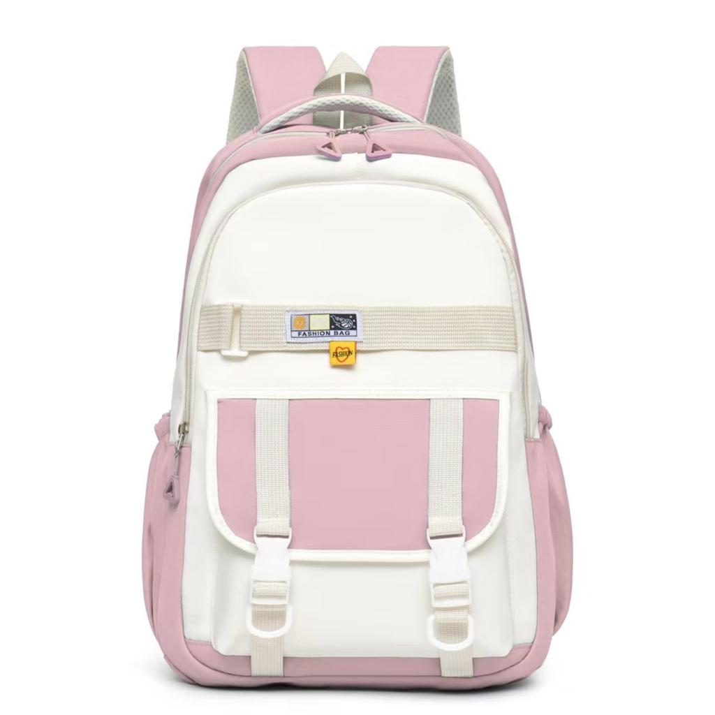 Schoolbag Simple Commuter Backpack Trendy Versatile Cute Large Capacity Student School Bag Multifunctional Outdoor Sports Backpack