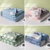 Summer Cotton Air Condition Quilt Lightweight Thin Stripe Breathable Comforter For Home Hotel Bed Travel