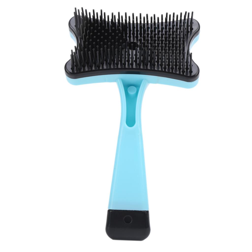 Pets Brush Remove Loose Undercoat and Tangled Hair Improve Blood Circulation for Cat DogBlue