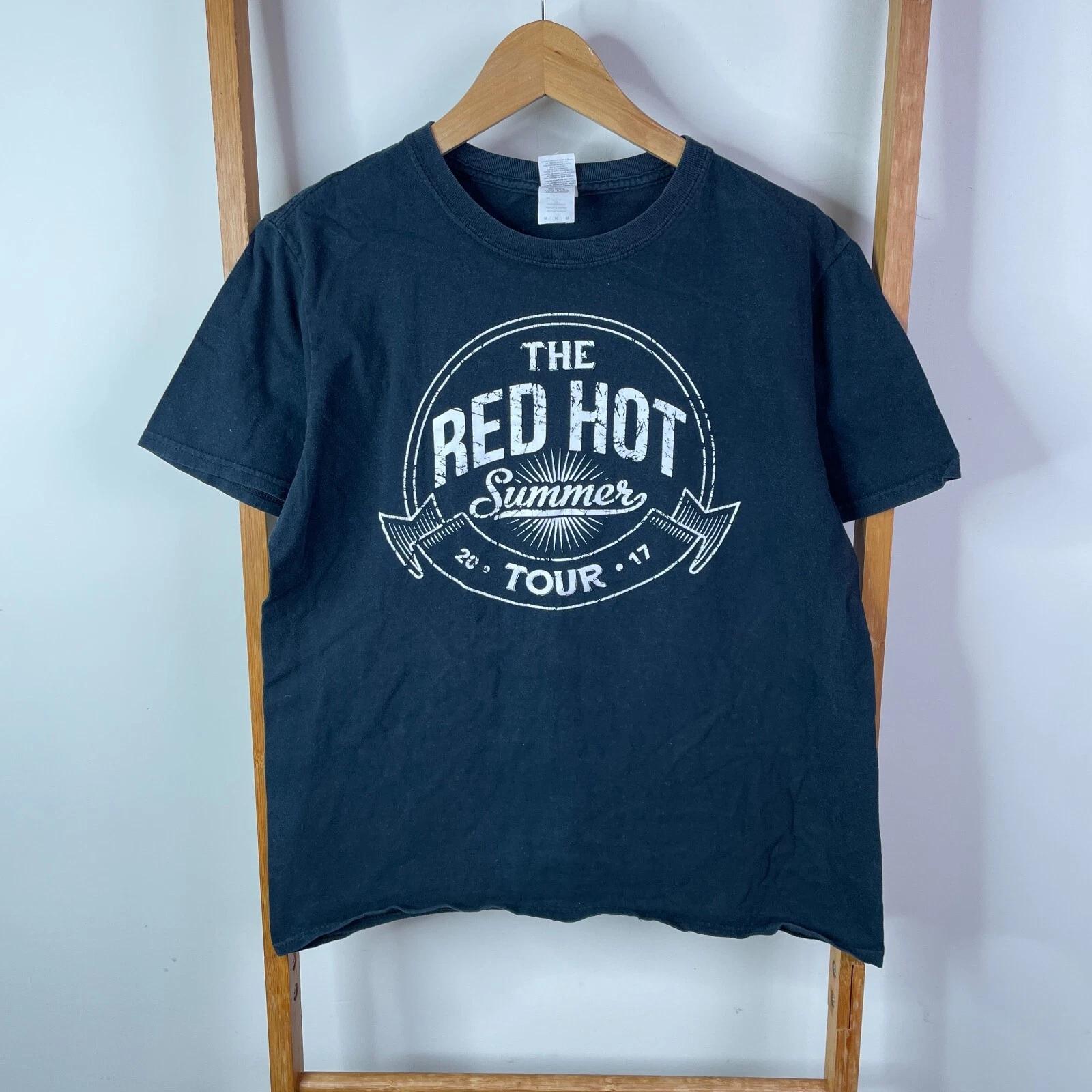 

The Red Summer Shirt Mens Medium Blue 2017 Tour Short Sleeve Crew Neck Music XL