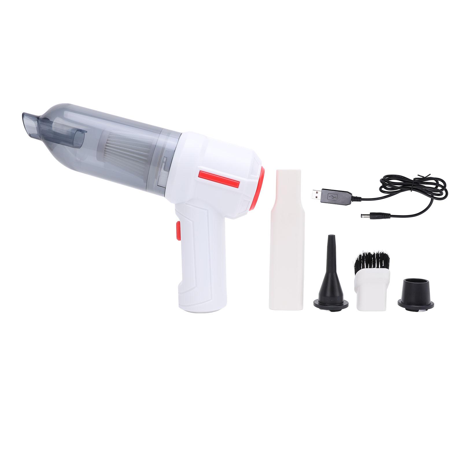 

Ручной автомобильный пылесос 9000 кПа многофункциональный беспроводной портативный пылесос с высокой мощностью всасывания с 4 белый