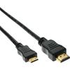 Inline® Mini HDMI Cable - Black - 10m - Supports Dolby TrueHD