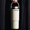Leakproof Double Insulated Stainless Steel Tumbler with Handle BPA-Free Water Bottle for Outdoor Travel