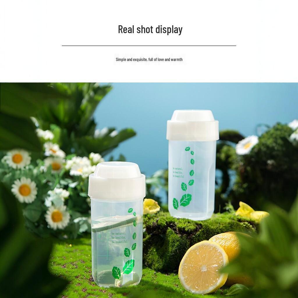 Leak-Proof Portable Shaker Bottle with Scale – High Temp Resistant Fitness Protein Cup