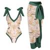 2025 Retro European-American Slimming Holiday Beach Swimsuit