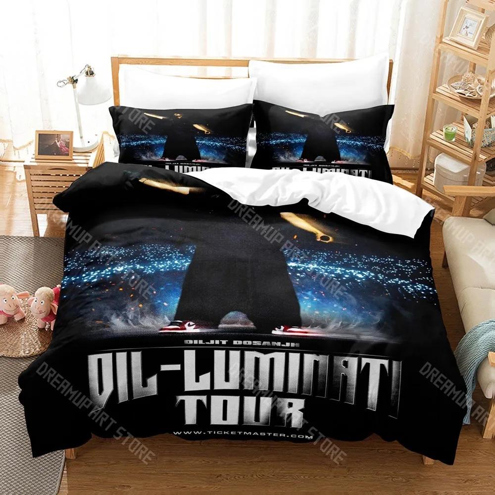 3D Print Dil-Luminati Diljit Dosanjh Bedding Set Single Twin Full Queen King Size Bed Set Aldult Kid Bedroom Duvetcover Set