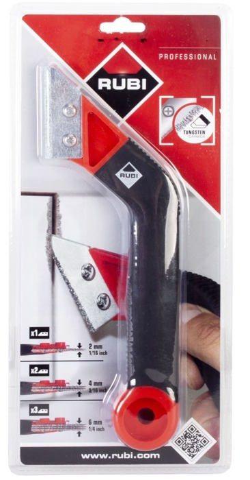 Grattoir pour joint - GENERIQUE - Ergonomique - 2 plaquettes Widia - Résistance à l'abrasion - Blanc