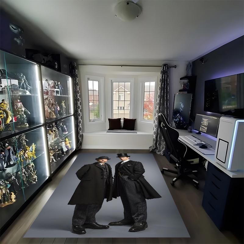 Sherlock Printed Carpet, Rug for Office Chair Living Room Bedroom Kitchen Room Decor Gifts.