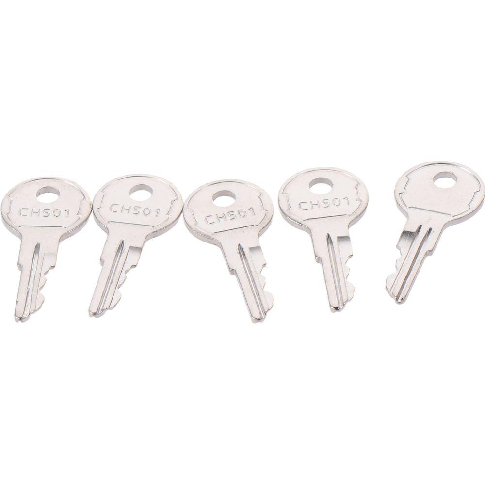 5PCS Compatible CH501 Toolbox Keys Box Lock Latch Box Lock Key DIY Replacement Key  For Truck Tool