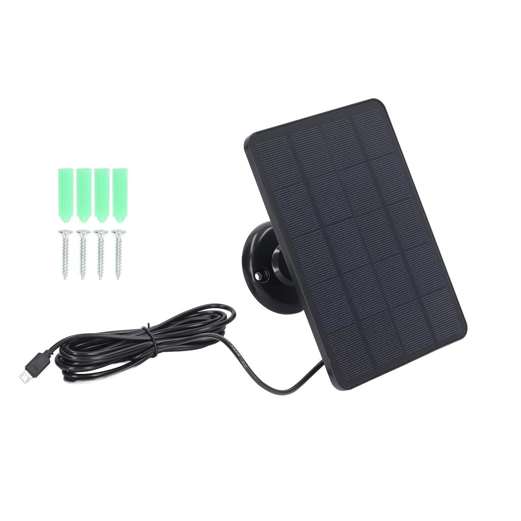 Solar Panel 4W Battery Charger Micro USB Camera Charging Solar Panel for Appliances