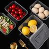 Clear Disposable Food Carry Out Boxes 10Pcs BPA Free Containers for Salad Fruit Cake Lunch Meal Delivery